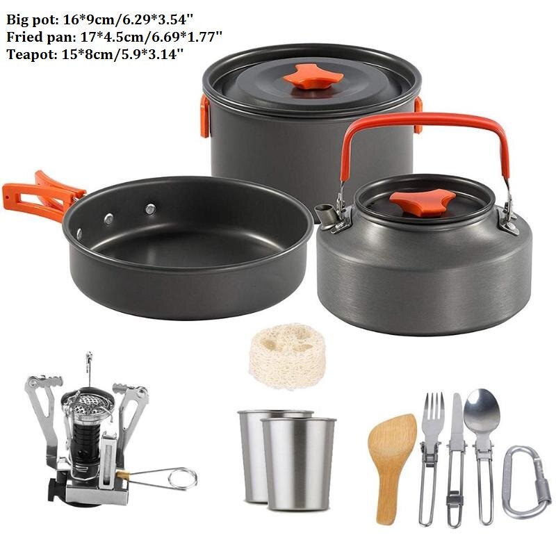 Deluxe Outdoor Camping Cookware Set