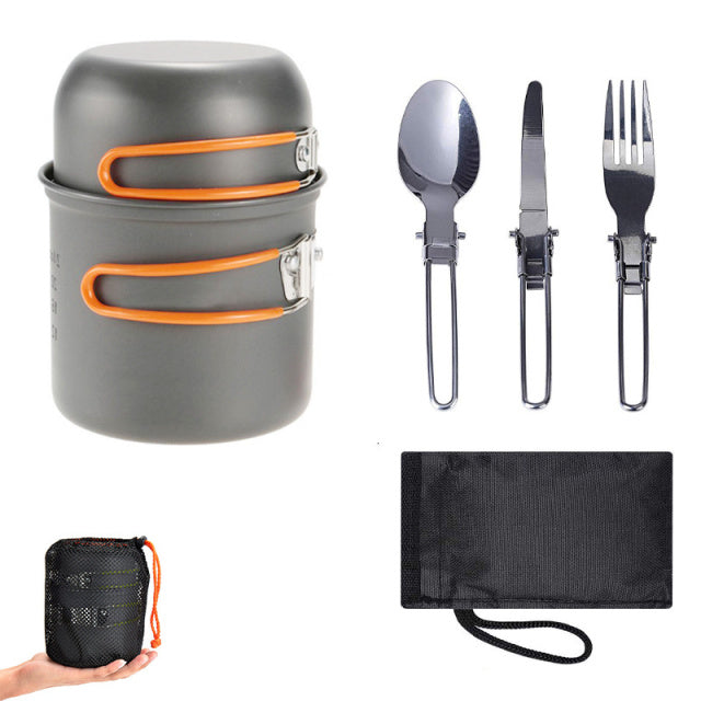 Outdoor Portable Camping Cookware Kit