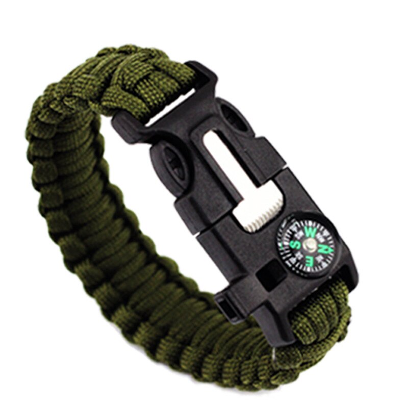 Survival Compass Camping Bracelet