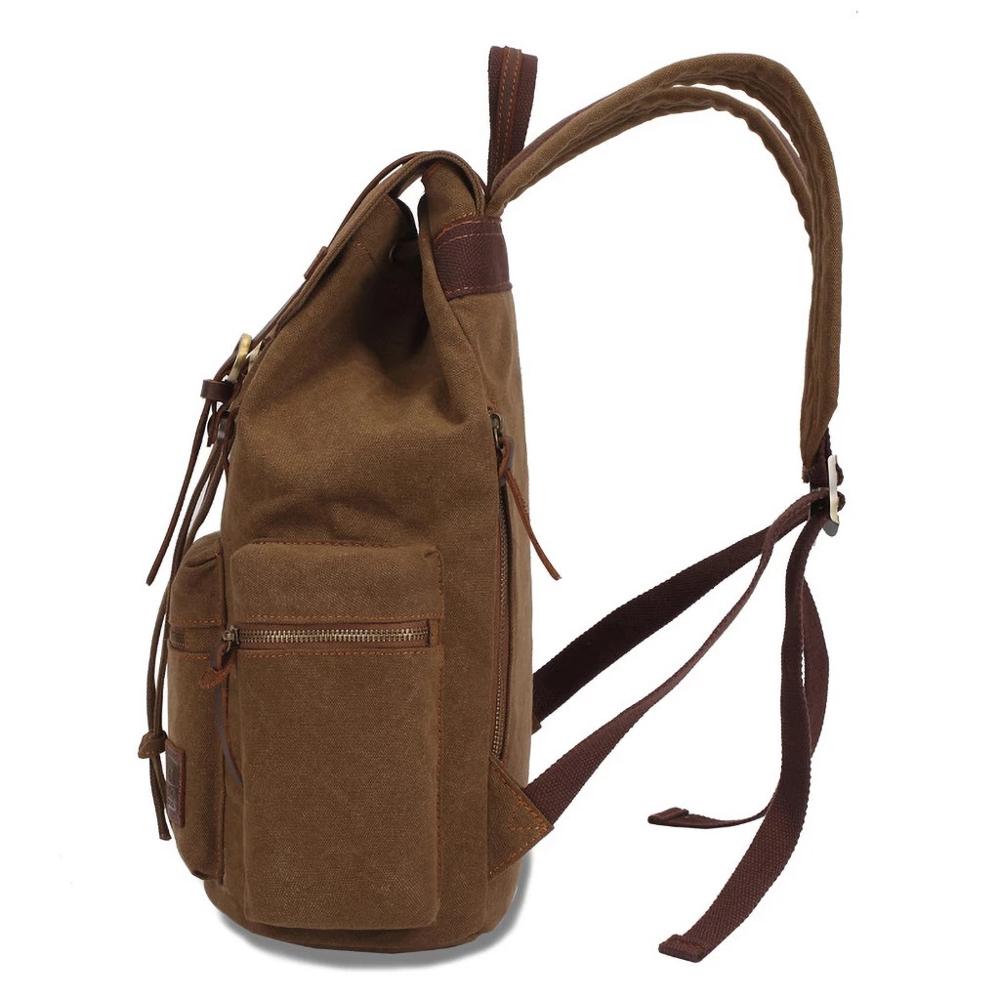 Quality Vintage Canvas Backpacks Men And Women Travel Bag