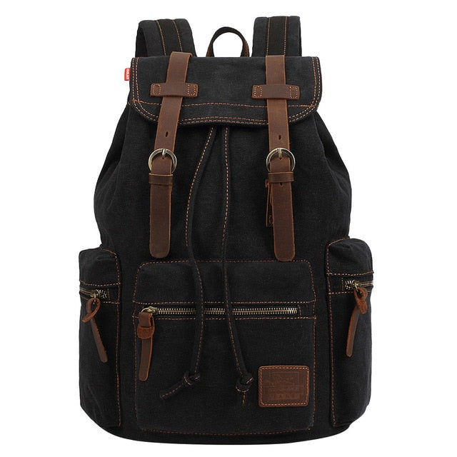 Quality Vintage Canvas Backpacks Men And Women Travel Bag