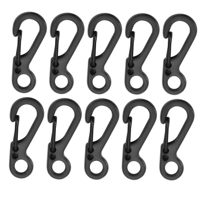 10Pcs/lot Mini Keychain Camping Hooks