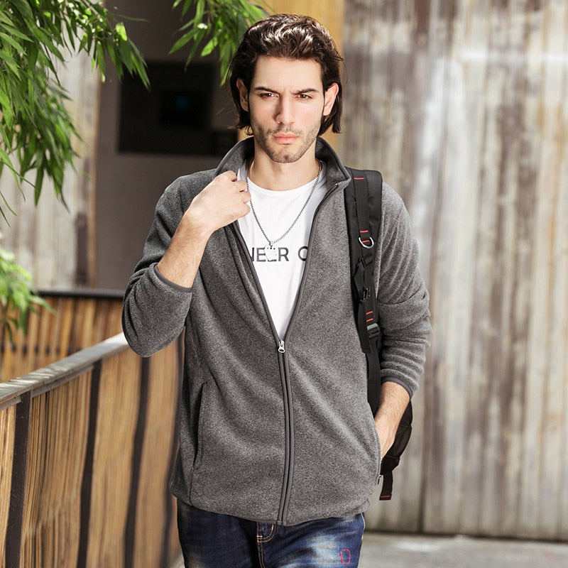 Men's Warm fleece hoodies