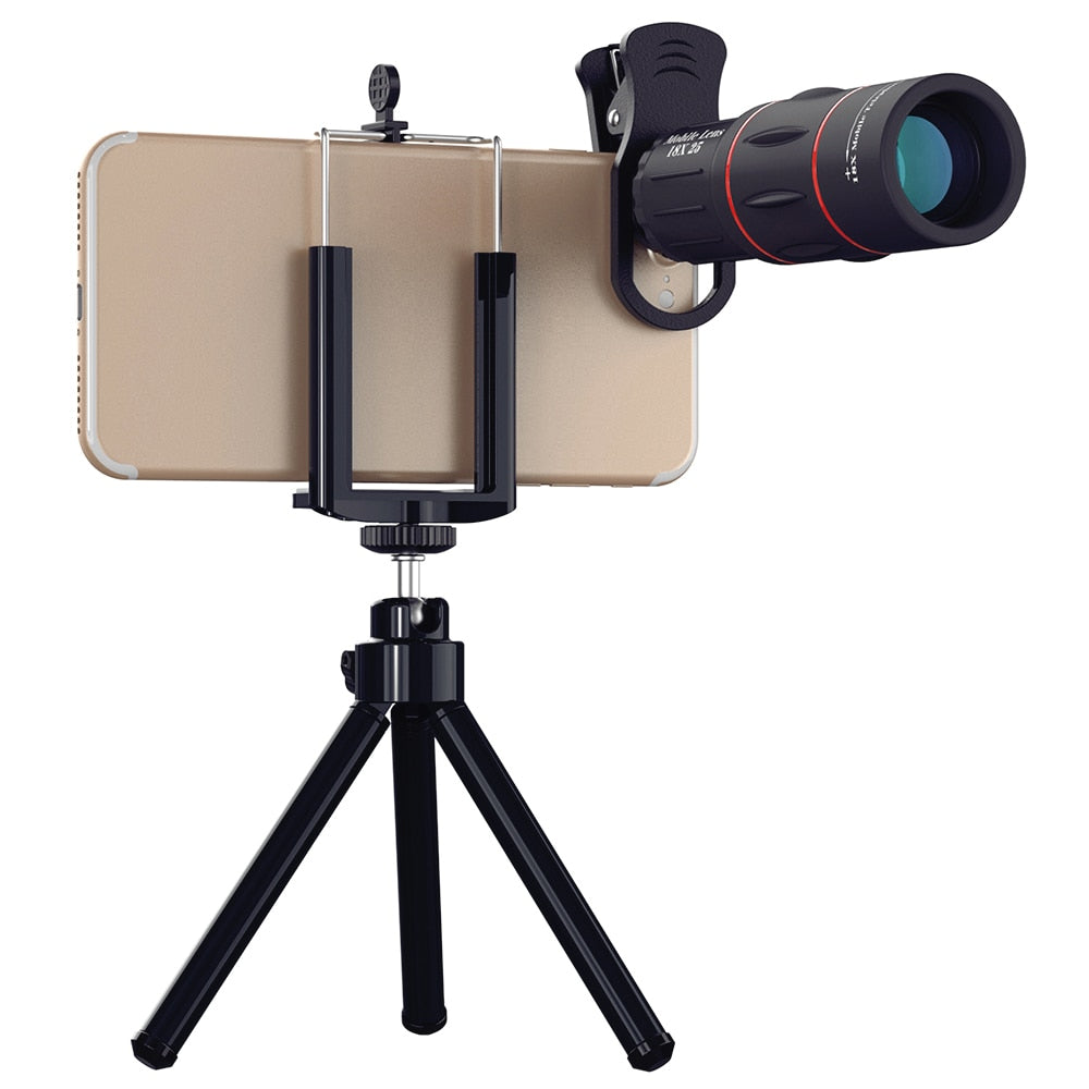 High Powered Outdoor 18X Telescope for Mobile Phone