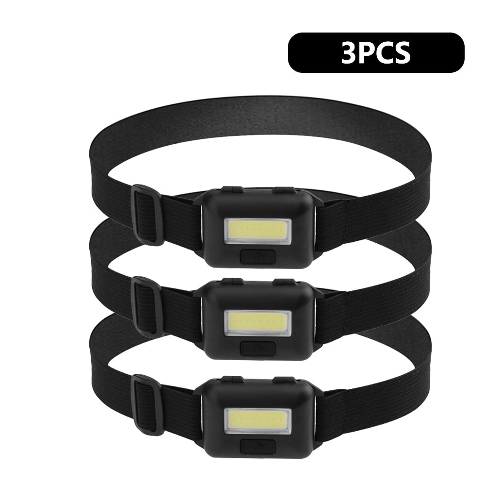 Mini Waterproof COB LED Headlamps