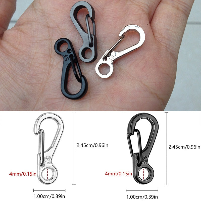 10Pcs/lot Mini Keychain Camping Hooks