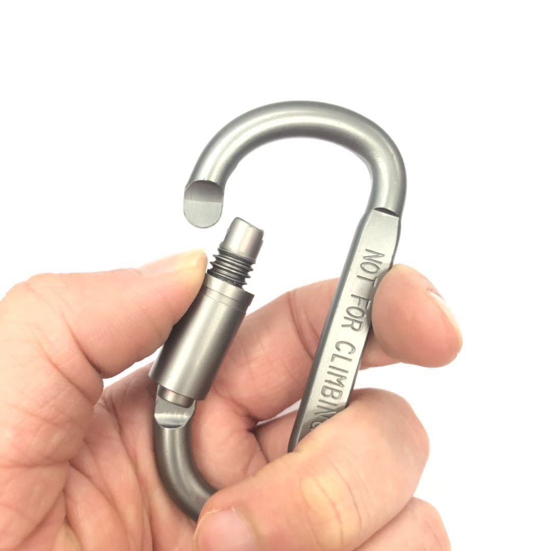 Survival Camping D-ring Locking Carabiner Clips