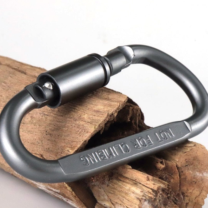 Survival Camping D-ring Locking Carabiner Clips