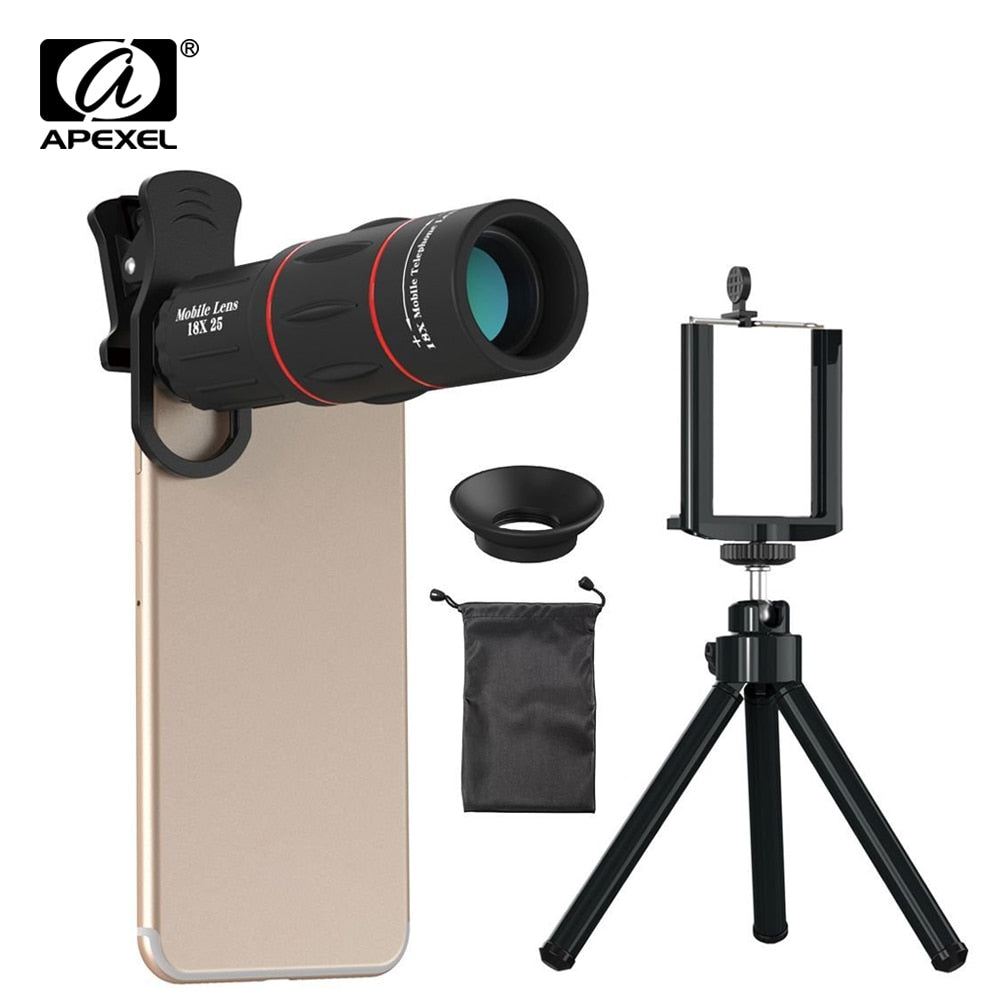 High Powered Outdoor 18X Telescope for Mobile Phone