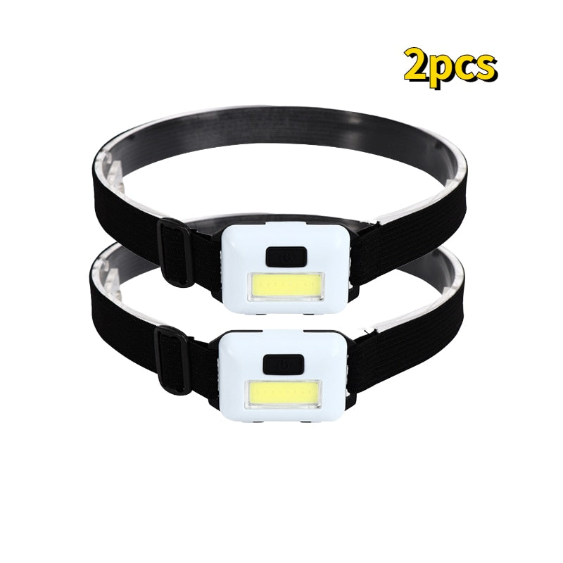 Mini Waterproof COB LED Headlamps