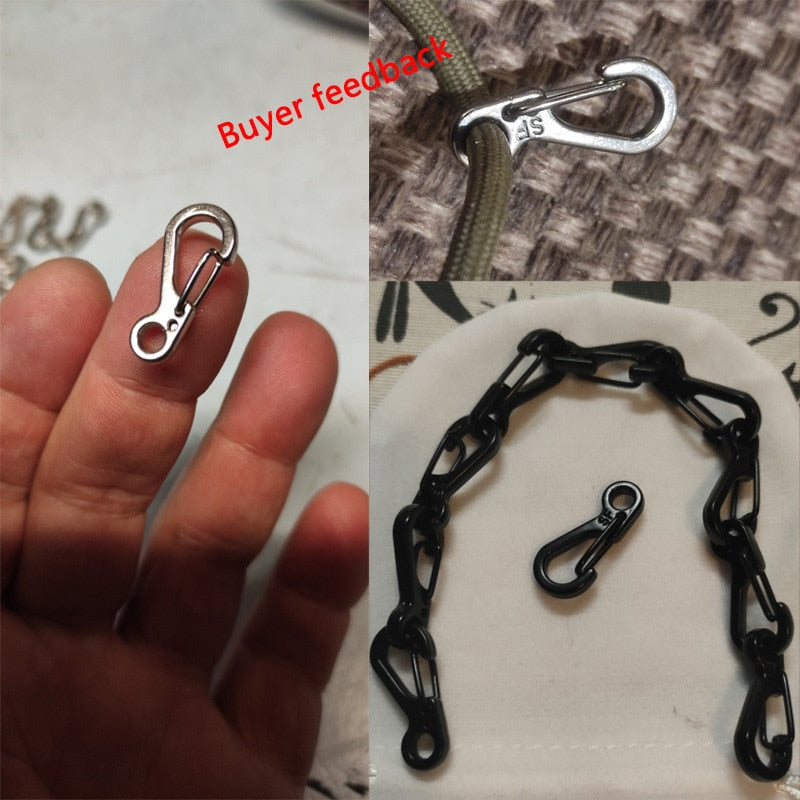 10Pcs/lot Mini Keychain Camping Hooks