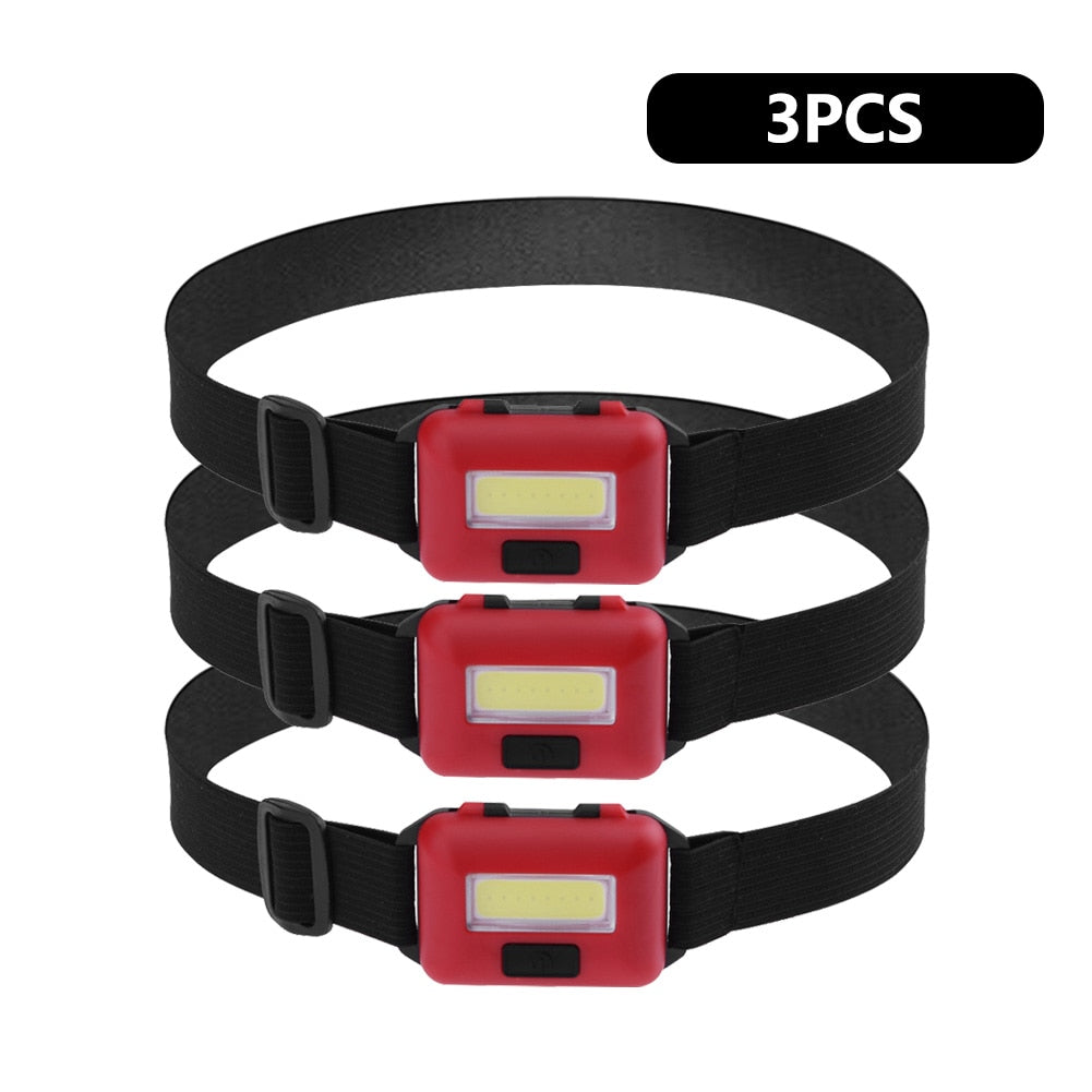 Mini Waterproof COB LED Headlamps