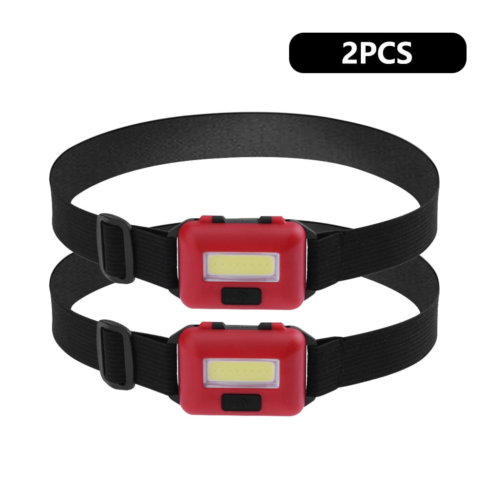 Mini Waterproof COB LED Headlamps