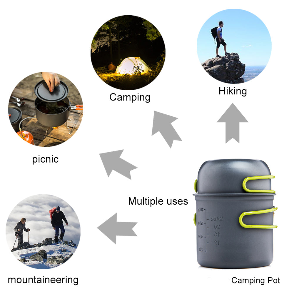 Outdoor Portable Camping Cookware Kit