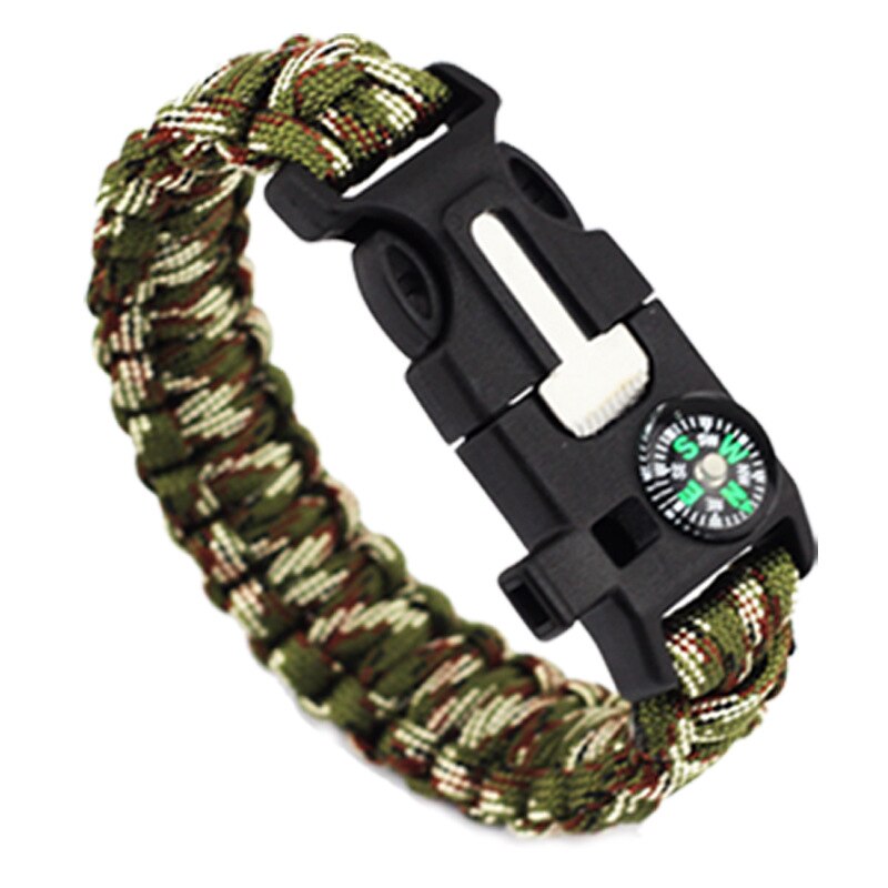 Survival Compass Camping Bracelet