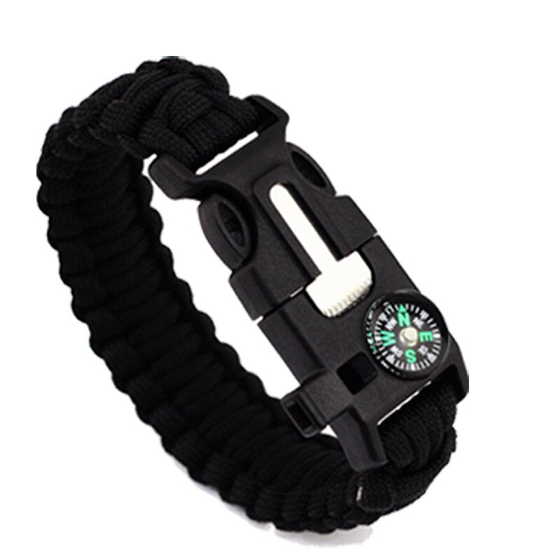 Survival Compass Camping Bracelet